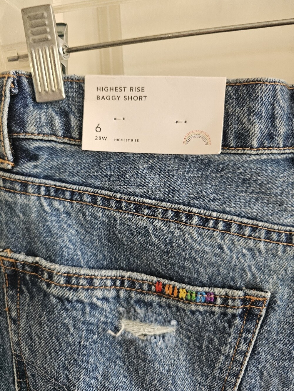 American Eagle Highest Rise Baggy Shorts - Picture 5 of 7